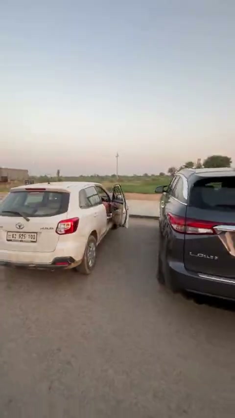 A vertical frame from the supplied Gas Station Dance reference showing the car part of the sequence