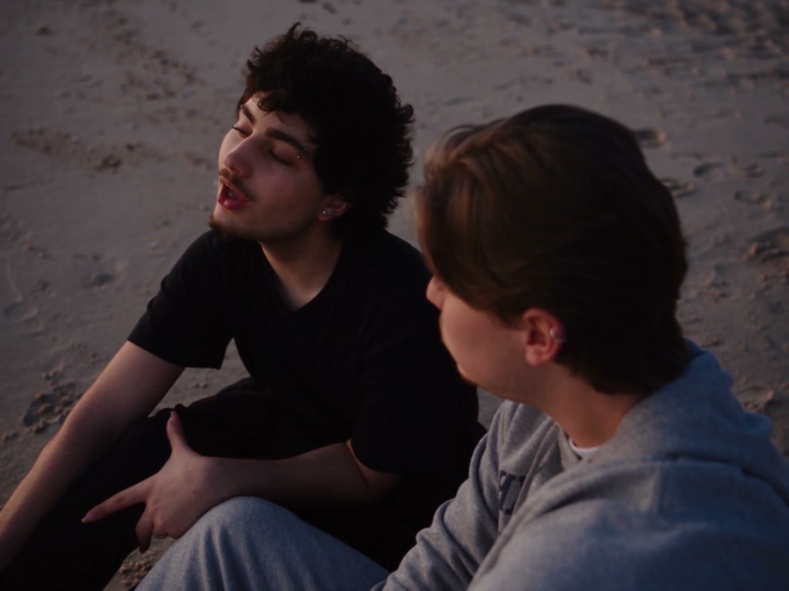 A frame from the supplied Raindance clip showing the pier, water and available space around the performer